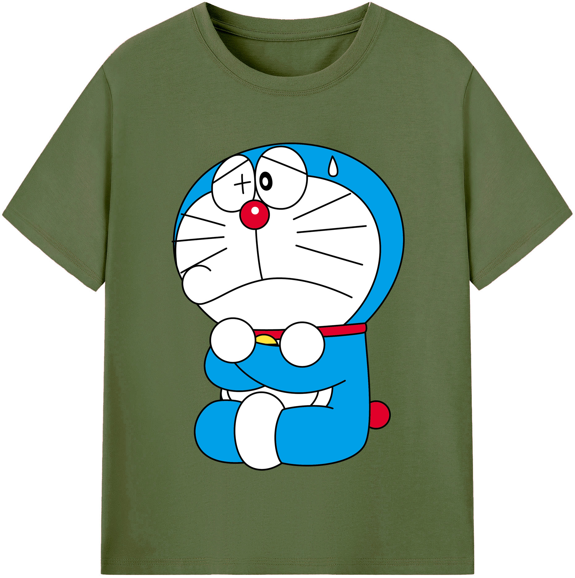 （画像用） ドラえもん Doraemon 綿100％半袖Tシャツ（フロントプリント）